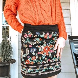 patterned skirt from american threads